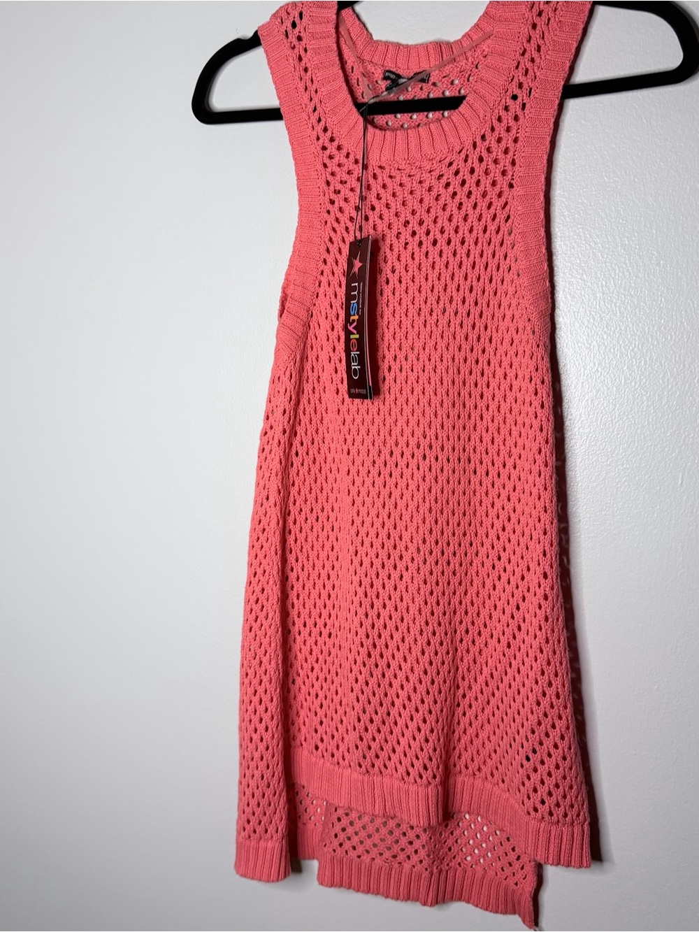 Coral Knit Sleeveless Top